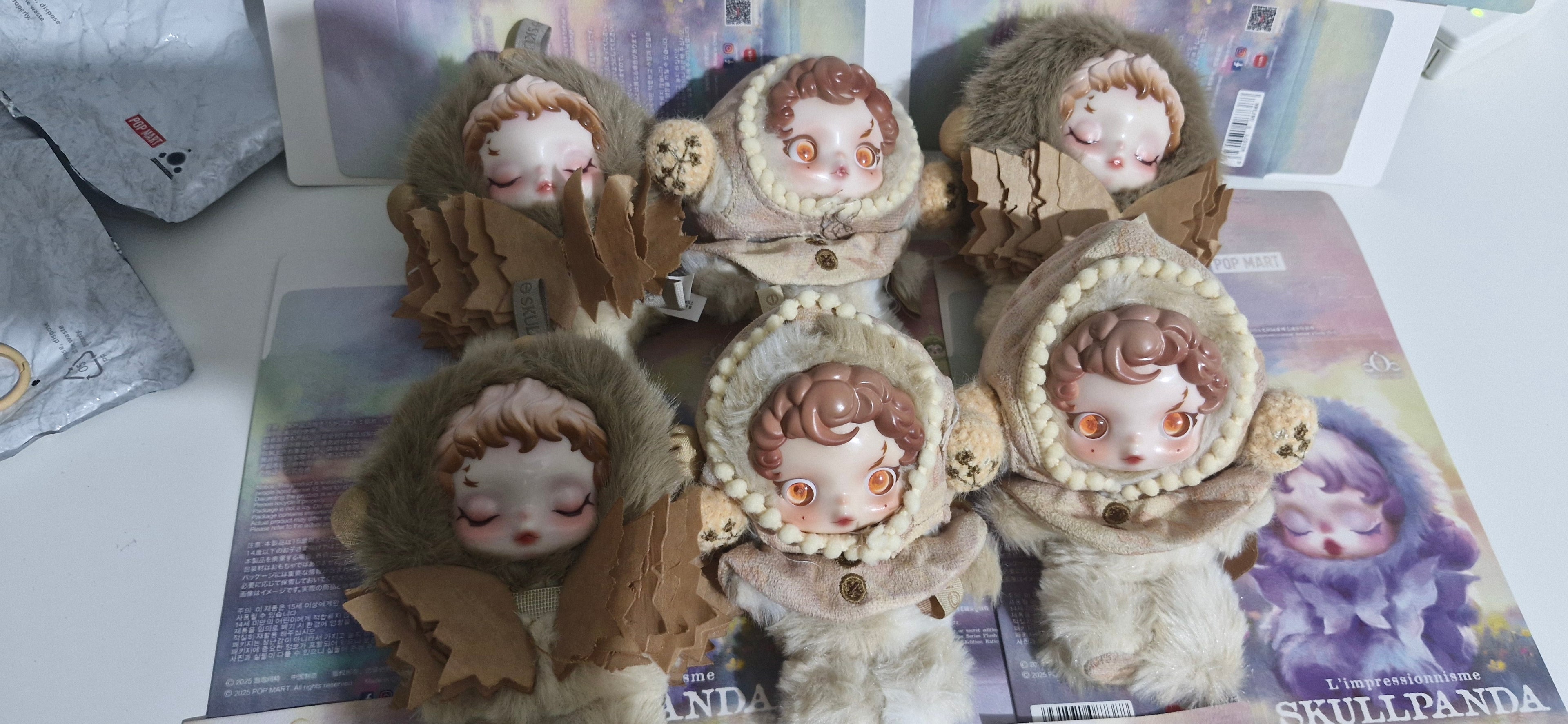 Skull Panda Limpressionisme Serisi İthal blind box